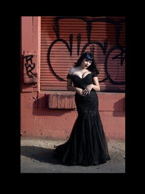 Belle Morte Black Wedding Dress